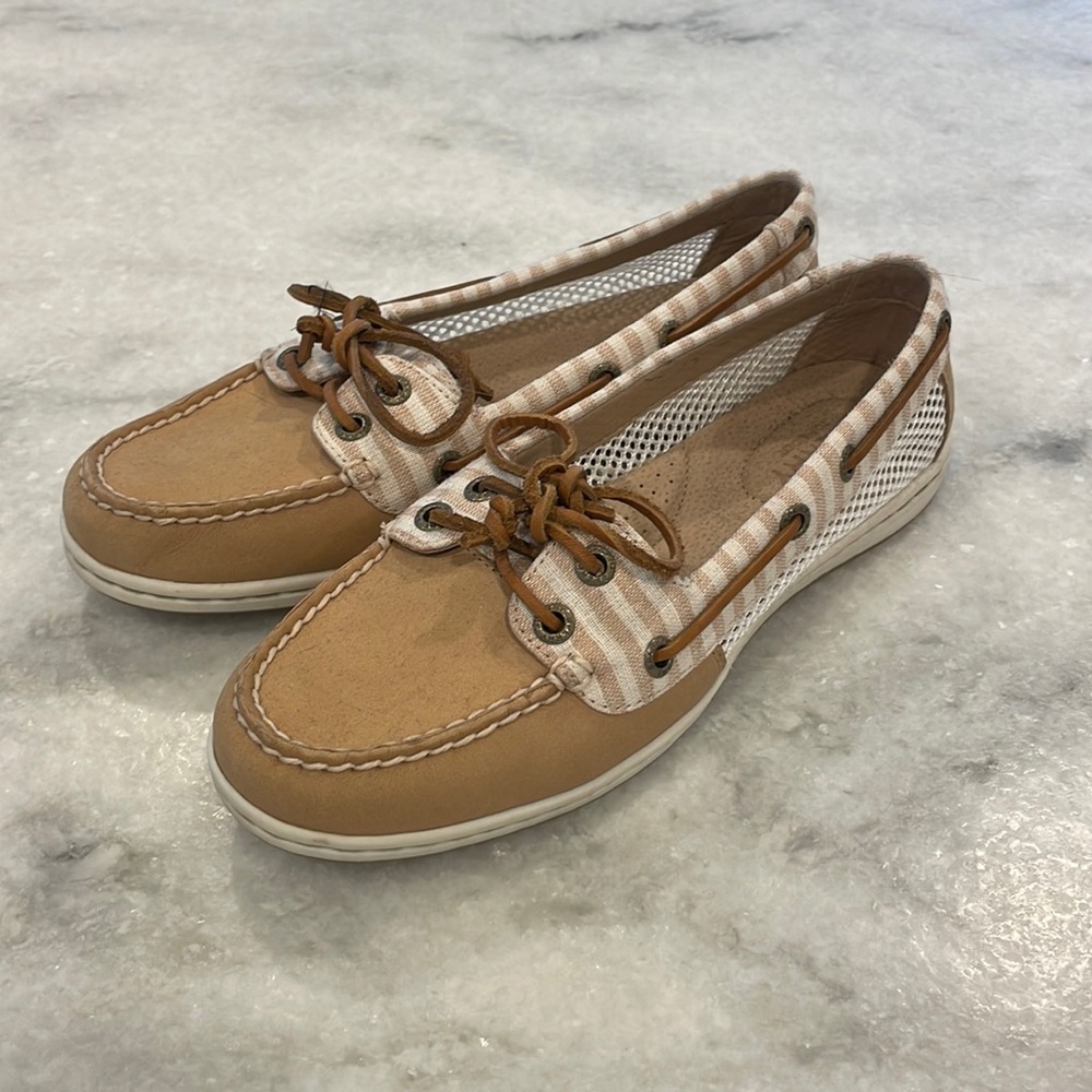 {Sperry} mesh boat shoes 6.5